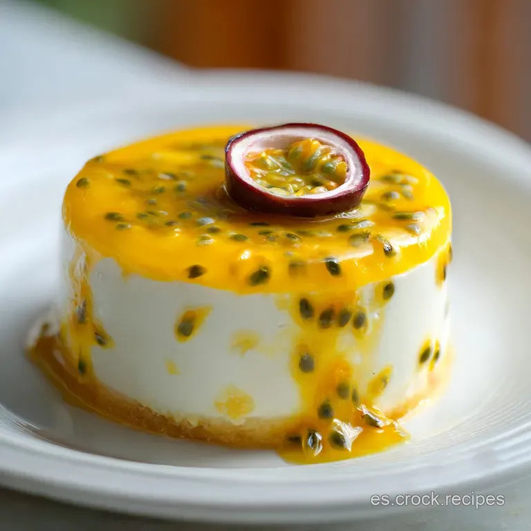 Bizcocho De Maracuya Glaseado Esponjoso