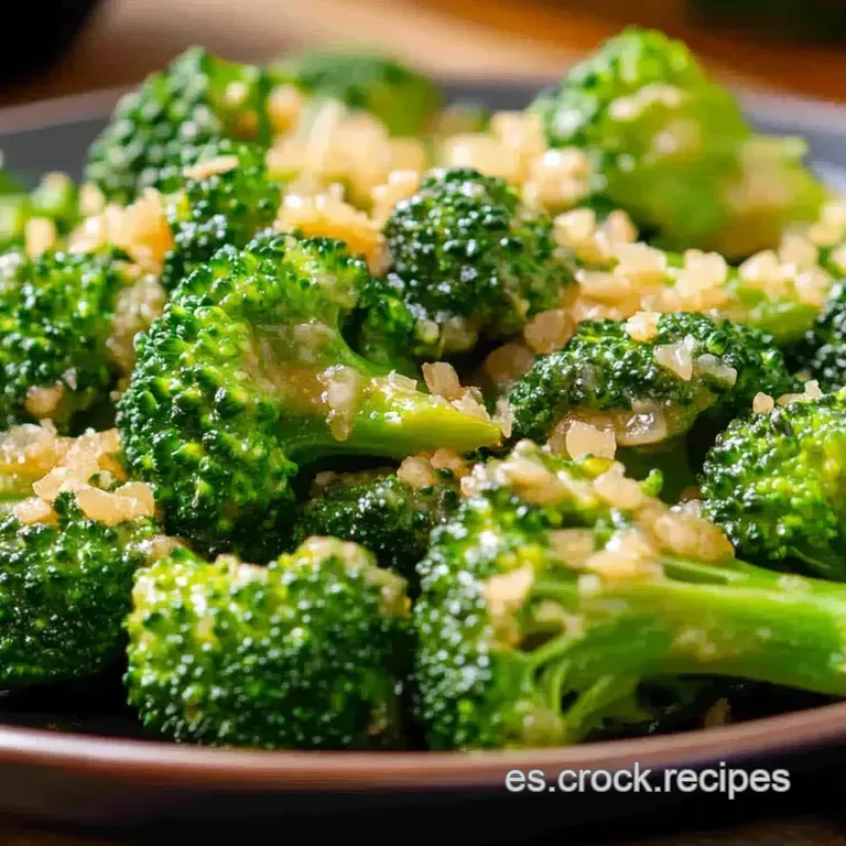 Br&oacute;coli al Ajillo con Almendras Tostadas