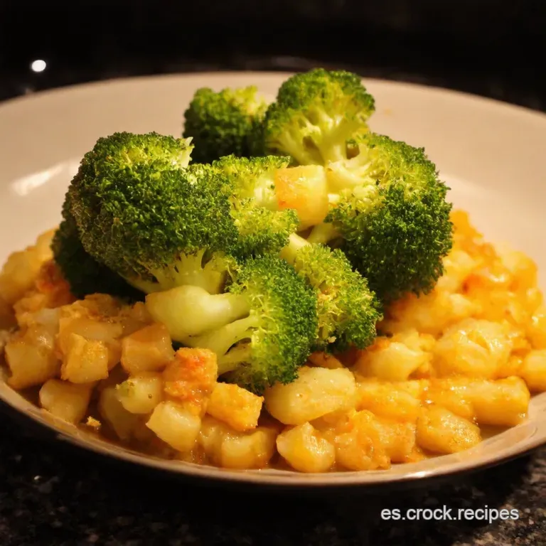 Br&oacute;coli Perfectamente Cocido Tierno Vibrante Y Delicioso presentation