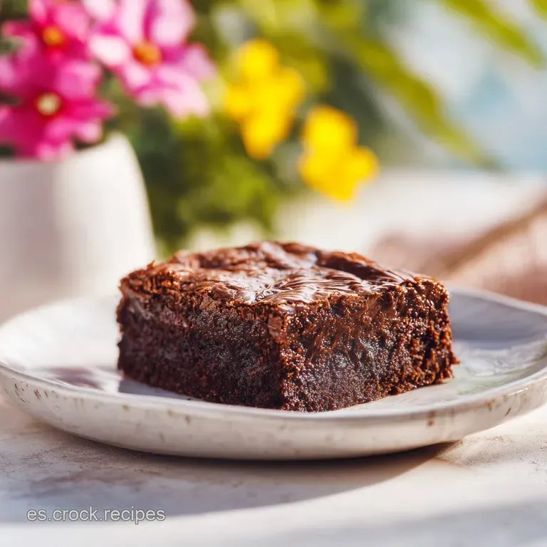 Brownie de Nutella Jugoso y Crujiente