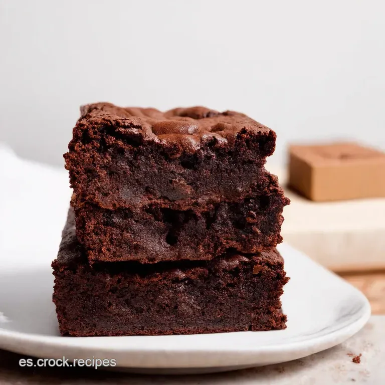 Brownies de Chocolate Intenso Sin Gluten