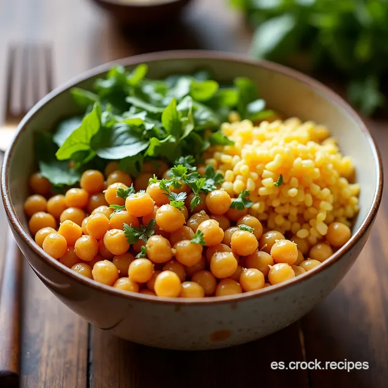 El Rescate Express Buddha Bowl de Garbanzos Crujientes y Ali&ntilde;o de C&iacute;tricos