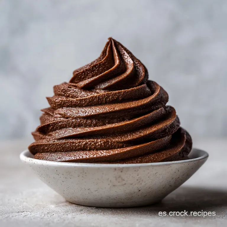 Buttercream de Chocolate F&aacute;cil y Firme