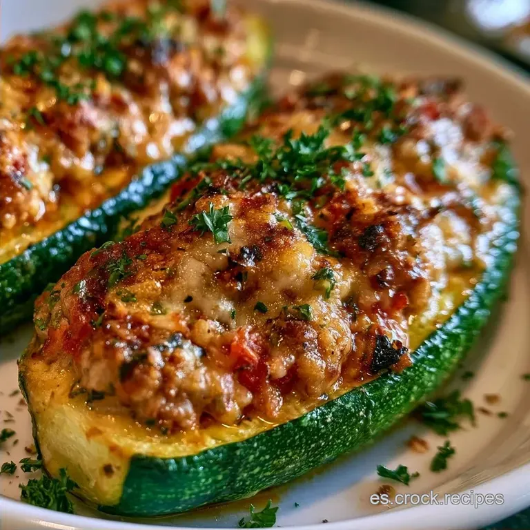 Calabac&iacute;n Relleno Saludable: Base Tierna y Dorada