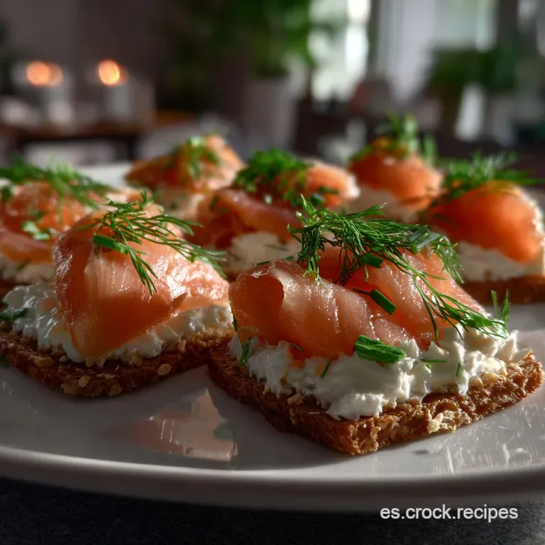 24 Pretty Canaps To Make For: Blinis de Salm&oacute;n