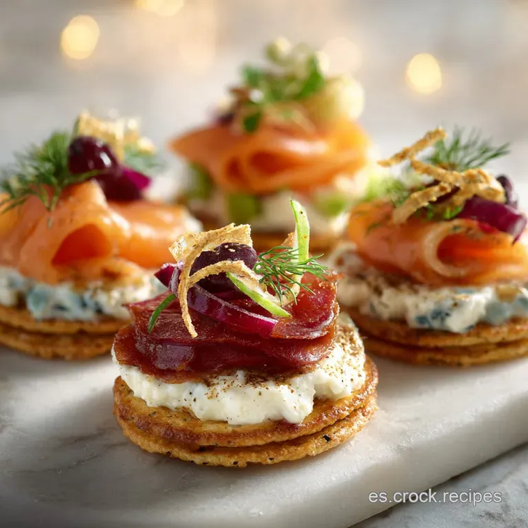 Canap&eacute;s Econ&oacute;micos Receta Navide&ntilde;a y F&aacute;cil