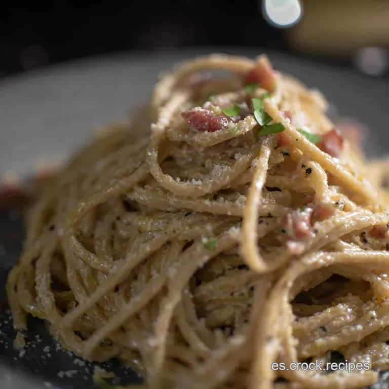 Carbonara Express: Sabor Italiano en 20 Minutos