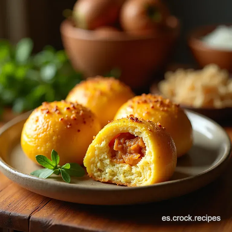 Carima&ntilde;olas Express Bolitas De Yuca Rellenas De Queso presentation