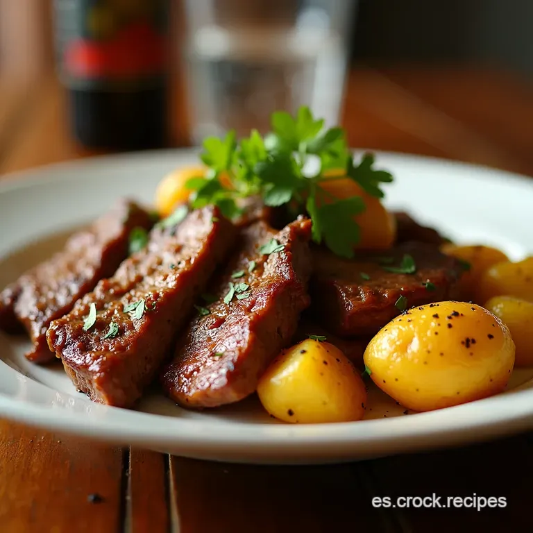 Carne Asada Express con Patatas Sabor Aut&eacute;ntico en Minutos