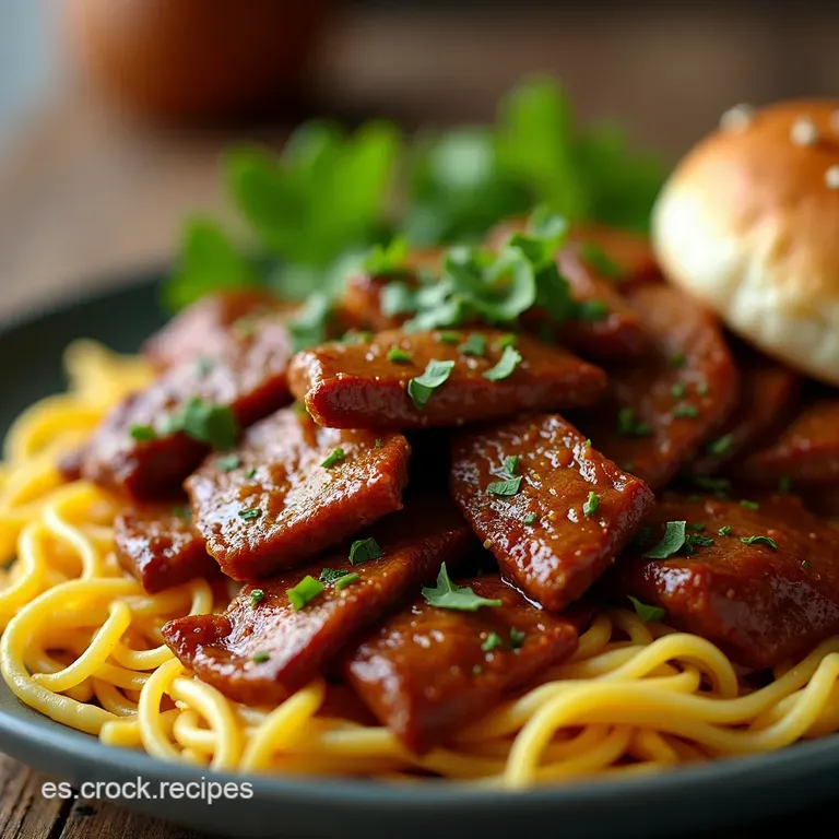 Carne Mongoliana a la Espa&ntilde;ola