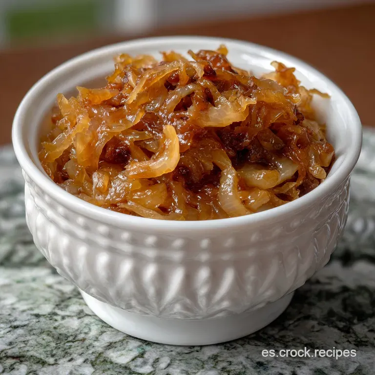 Cebolla Caramelizada Sin Azcar Profunda