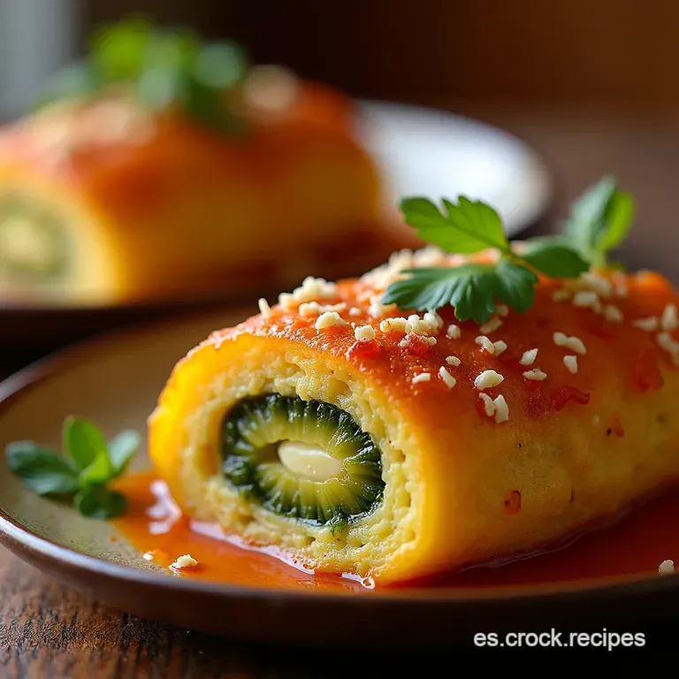 Chayotes Rellenos a La Mexicana Sabor De Hogar presentation