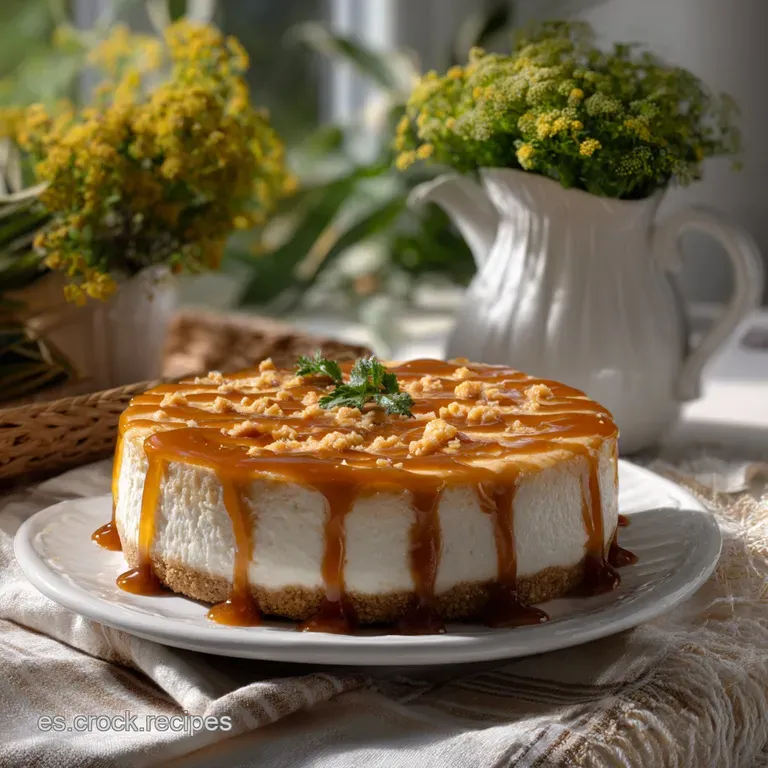 Cheese Cake de Dulce de leche: Texturas Fundentes