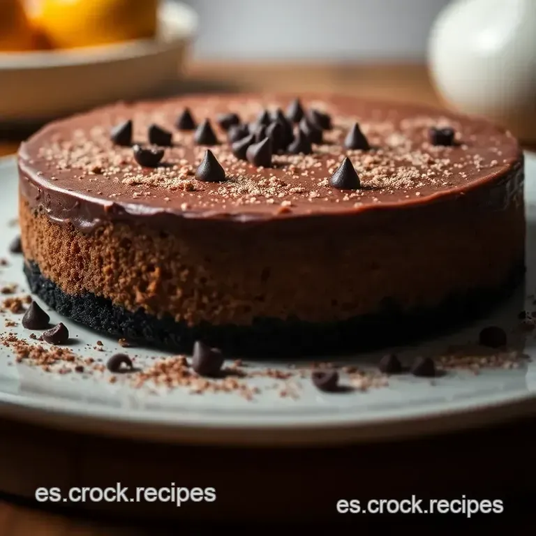 Cheesecake Doble Chocolate: &iexcl;Un Pecado Delicioso! presentation