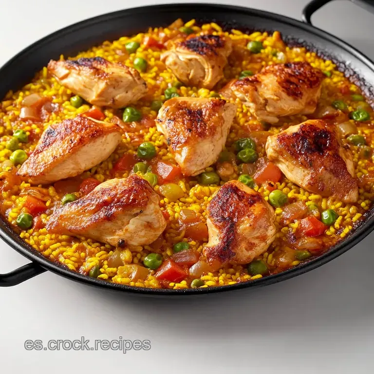 Chicken Paella &iexcl;Directo a Tu Mesa! presentation