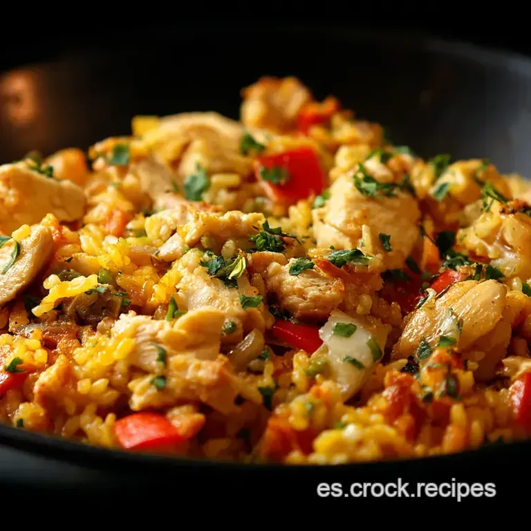 Chicken Paella &iexcl;Directo a tu Mesa!