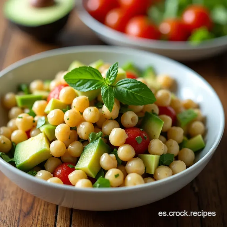 Chickpea Feta Avocado Salad Salud