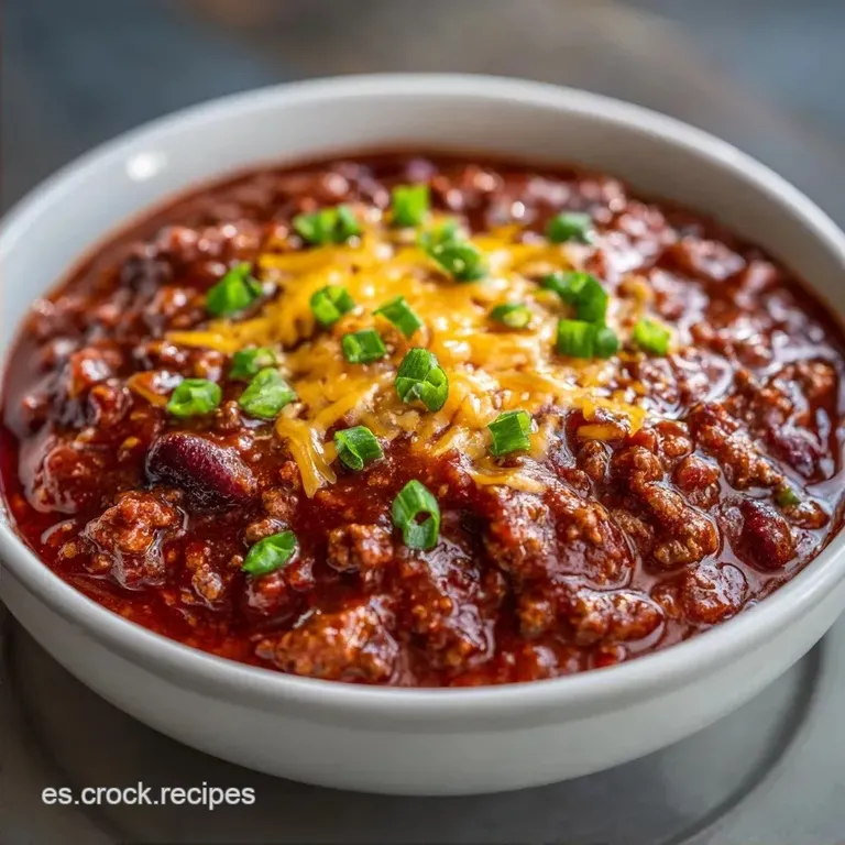 Chili De Carne: Casero y Sabroso