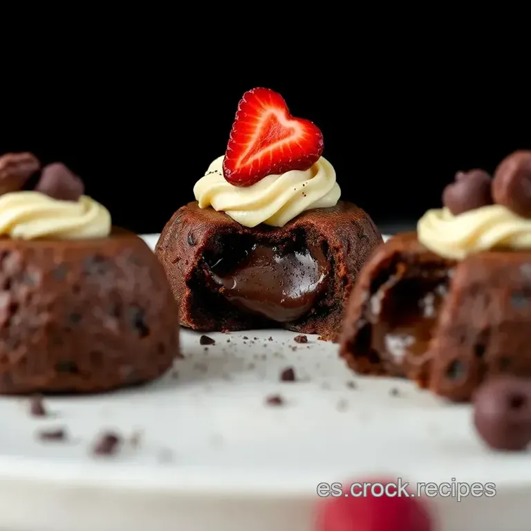 Coraz&oacute;n Caliente De Chocolate: Lava Cakes Para Enamorar presentation