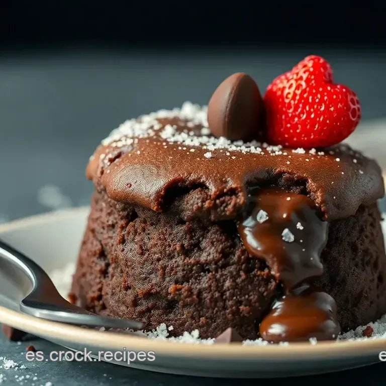 Coraz&oacute;n Caliente de Chocolate: Lava Cakes para Enamorar