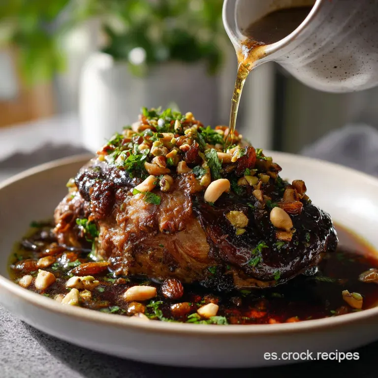 Recetas De Nochevieja: Cordero Lechal Relleno Gourmet presentation