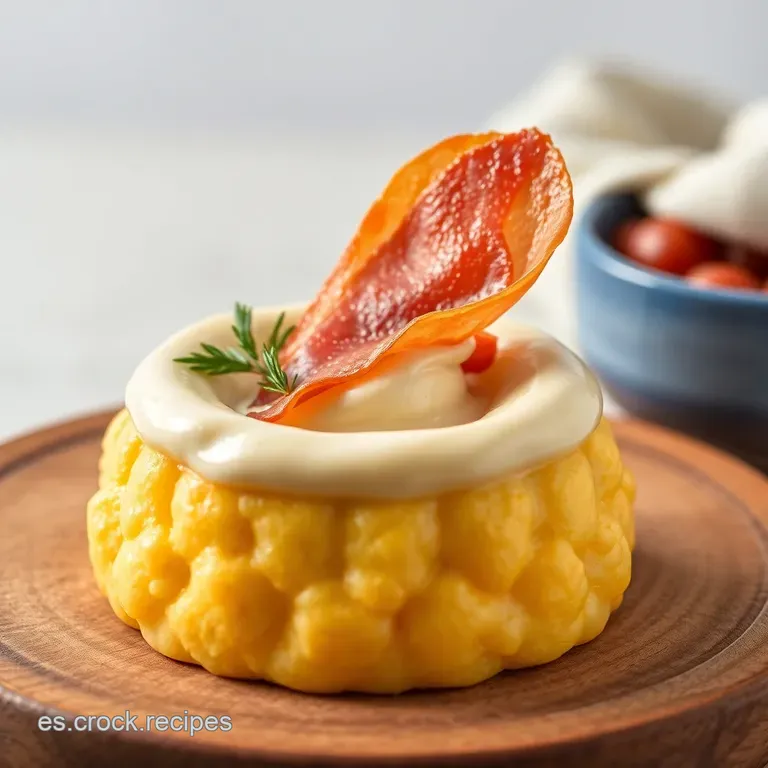 Crema De Puerros Cremosa Con Crotones De Jam&oacute;n Ib&eacute;rico presentation