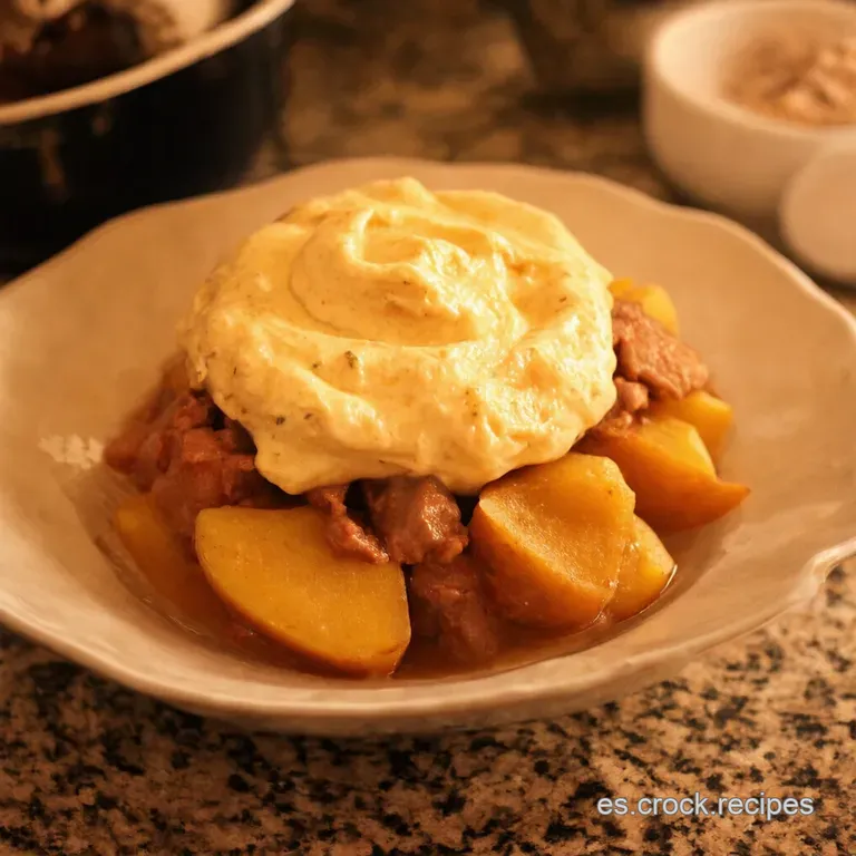 Crema De Puerros Y Patata Con Jam&oacute;n Ib&eacute;rico Crujiente presentation
