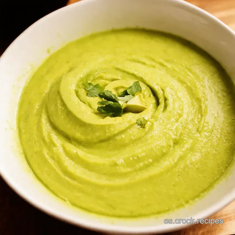 Crema Fr&iacute;a De Pepino Y Aguacate Un Oasis De Frescura presentation