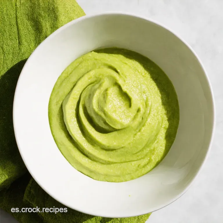 Crema Fr&iacute;a de Pepino y Aguacate Un Oasis de Frescura