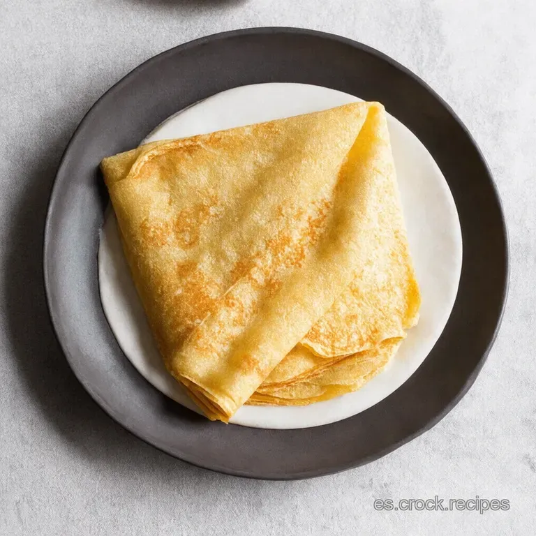 Crepes Cl&aacute;sicos Dulces y Salados Una Receta Mil Posibilidades