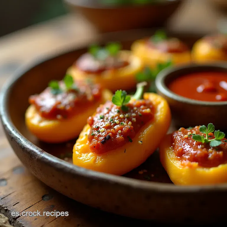 Dedos De Bruja Crocantes Con Dip De Sangre De Drag&oacute;n presentation