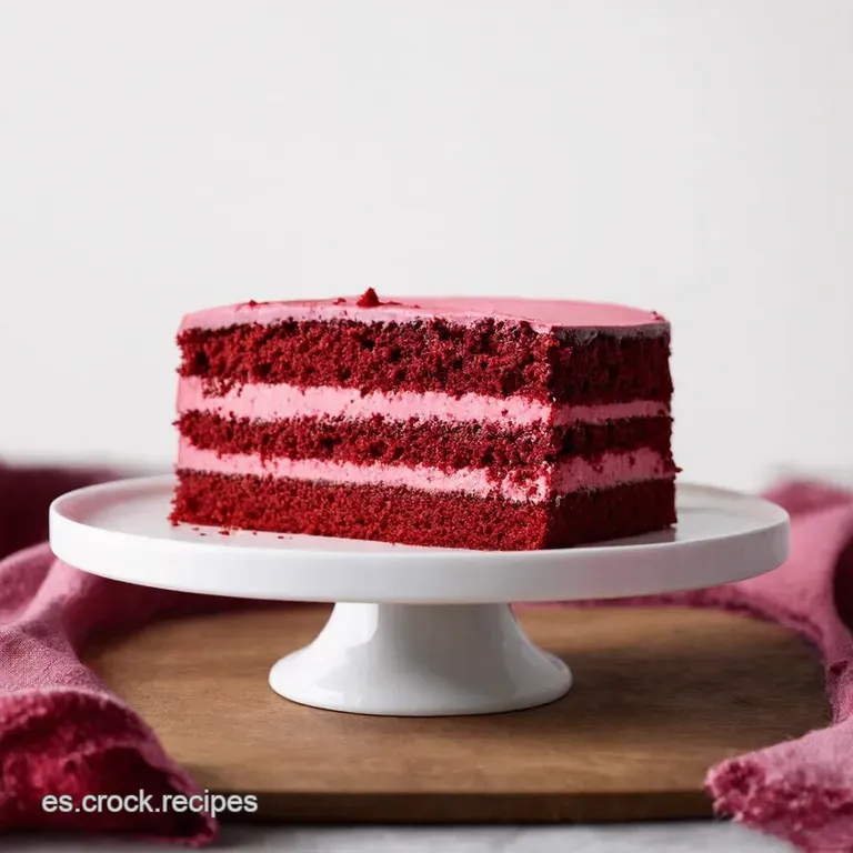 Delicadeza de Terciopelo Rojo Un Gateau Red Velvet para Celebrar