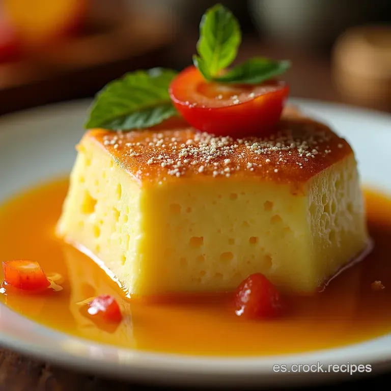 Delirio Tropical Postre Cremoso De Pi&ntilde;a Al Estilo Caribe&ntilde;o presentation