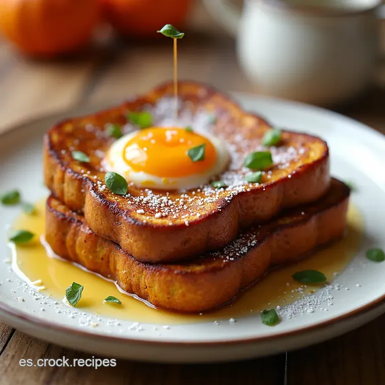 Despierta con Oto&ntilde;o Tostadas Francesas de Calabaza Especiadas