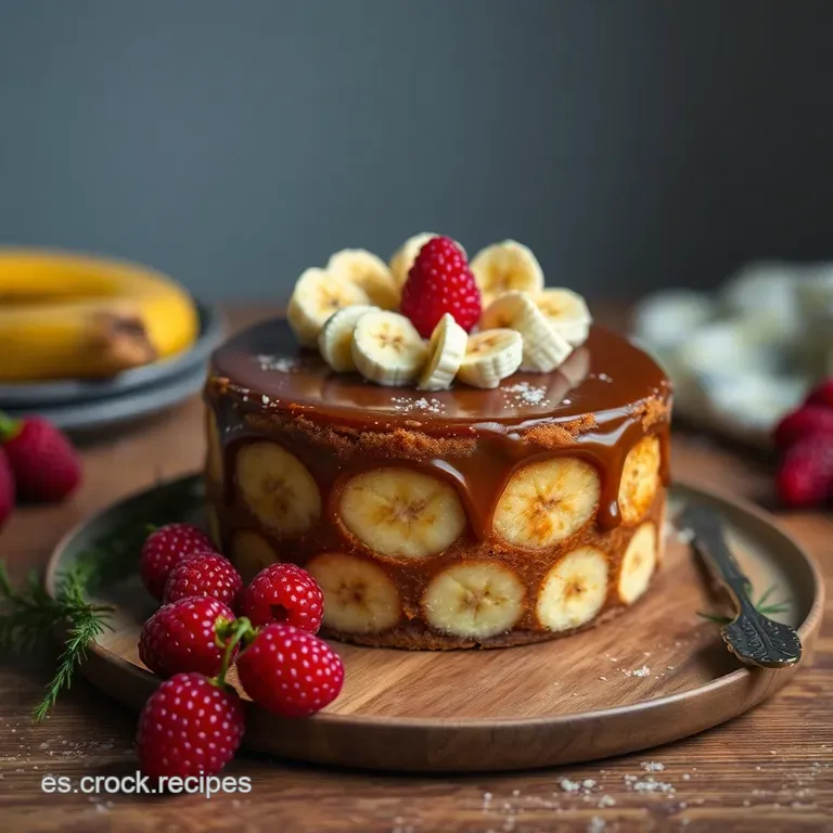 El Bananarama Navide&ntilde;o Pud&iacute;n de Pl&aacute;tano Caramelizado con Sabor a Fiesta