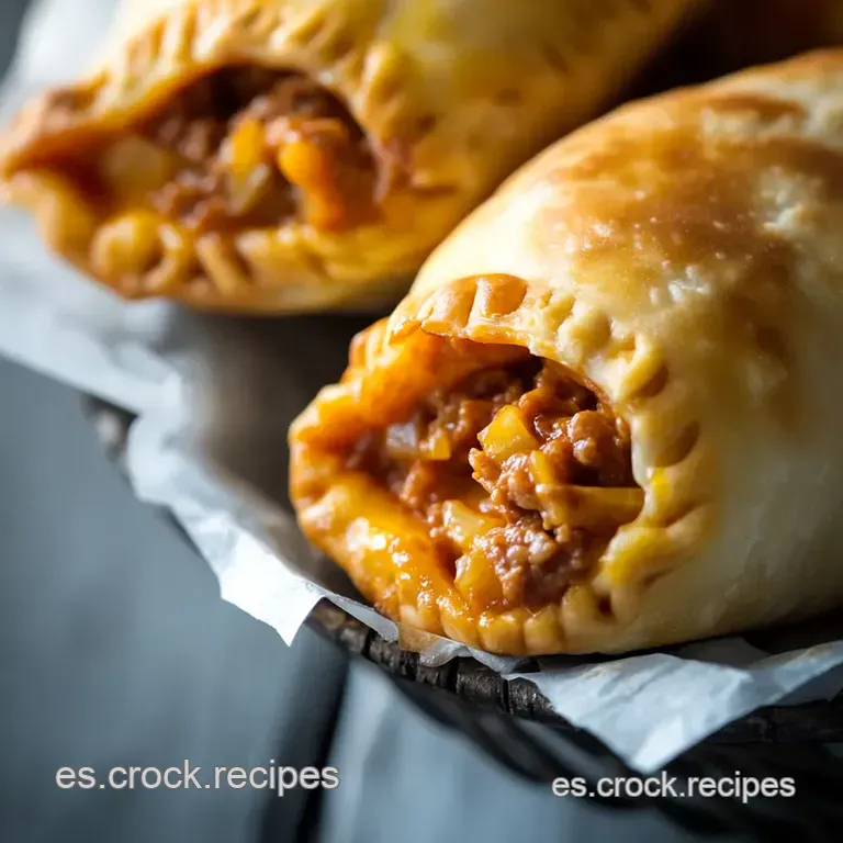 Empanada Gallega De Carne Picada presentation