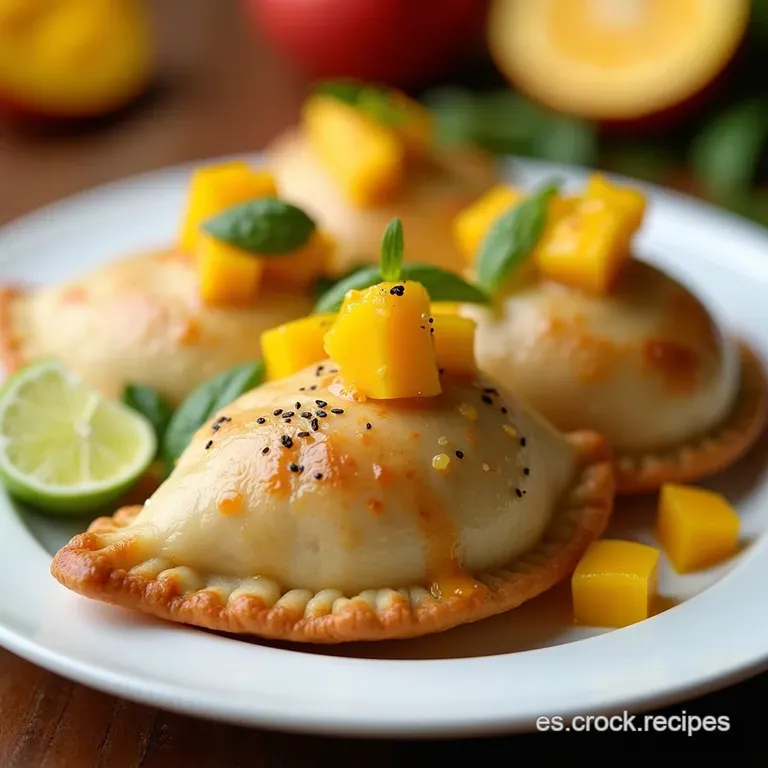Empanadas de Mango y Coco Un Bocado Tropical