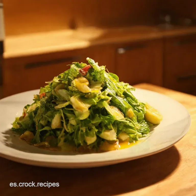Ensalada De Ar&uacute;gula Con Peras Asadas presentation