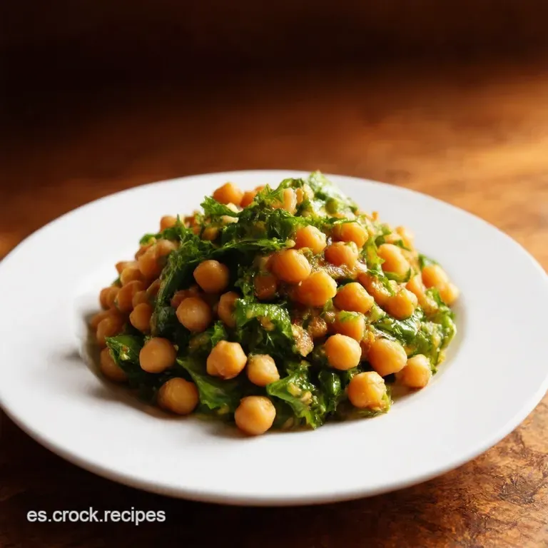 Ensalada De Garbanzos a La Espa&ntilde;ola Un Cl&aacute;sico Refrescante presentation