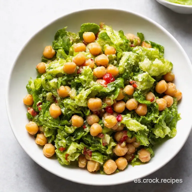 Ensalada de Garbanzos a la Espa&ntilde;ola Un Cl&aacute;sico Refrescante