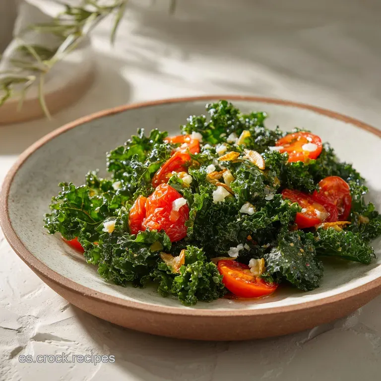 Ensalada de Kale y Manzana: Crujiente y Saludable