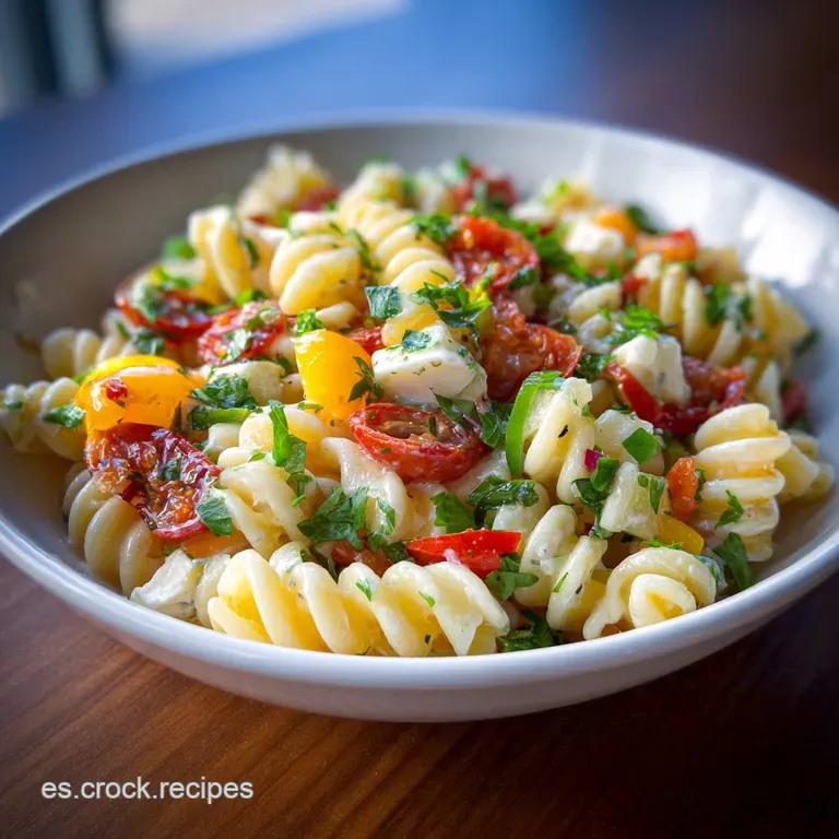 Receta Ensalada de Pasta Fr&iacute;a Cl&aacute;sica
