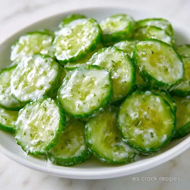 Ensalada De Pepinos Con Mayonesa Cremosa En 30 Minutos