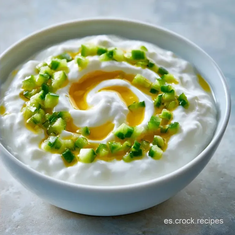 Ensalada De Pepino Estilo Tzatziki con Yogur Griego