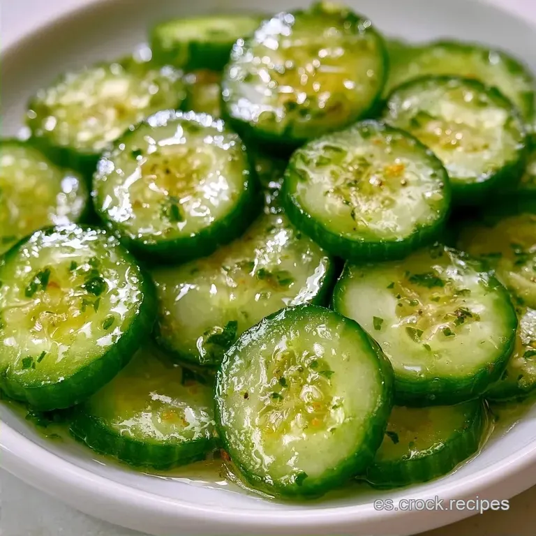 Ensalada De Pepino Para Verano Con Vinagre De Arroz