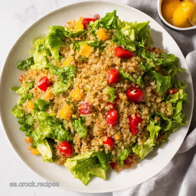 Ensalada de Quinoa Revitalizante con Toque Mediterr&aacute;neo