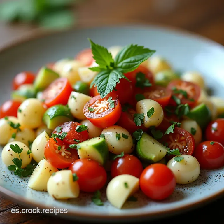 Horiatiki Salata La Ensalada Griega Cl&aacute;sica que Saborea a Verano y Mediterr&aacute;neo