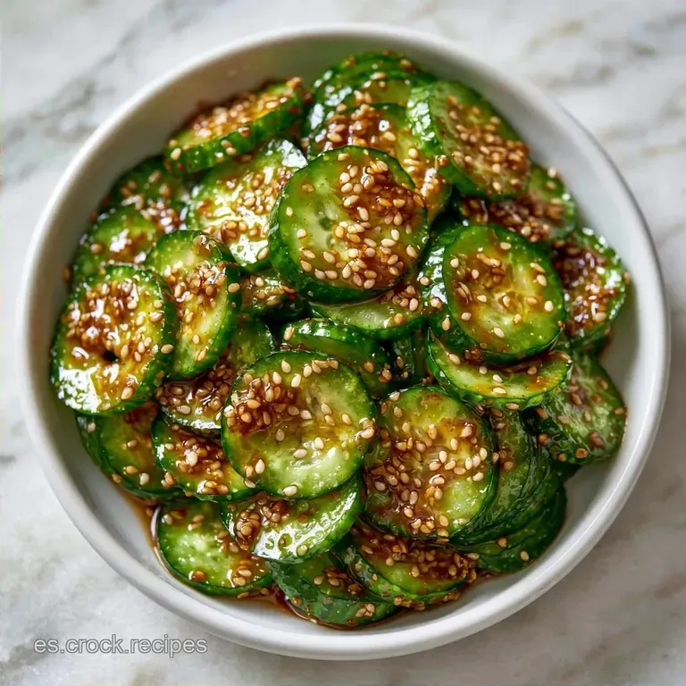 Ensalada Japonesa de Pepino y Sésamo en 45 Minutos