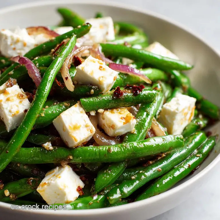Ensalada de Jud&iacute;as Verdes Receta F&aacute;cil