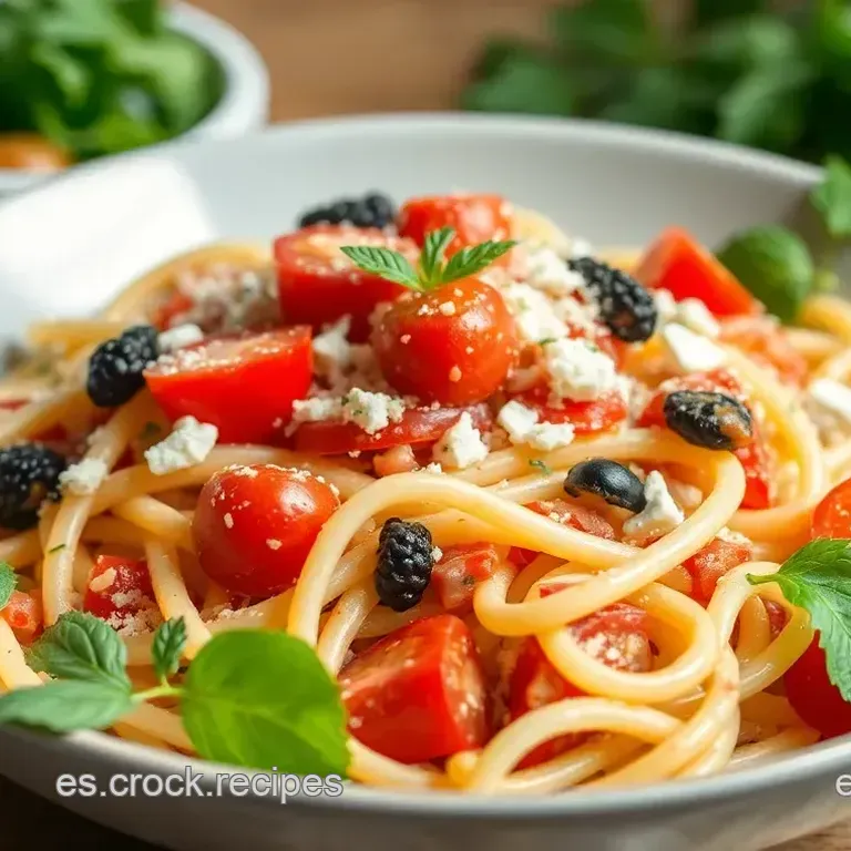 Ensalada Mediterr&aacute;nea de Pasta: &iexcl;Un Viaje de Sabores al Sol!